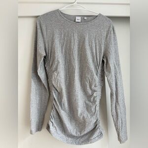 Aritzia TNA Heather Gray Long Sleeve Top